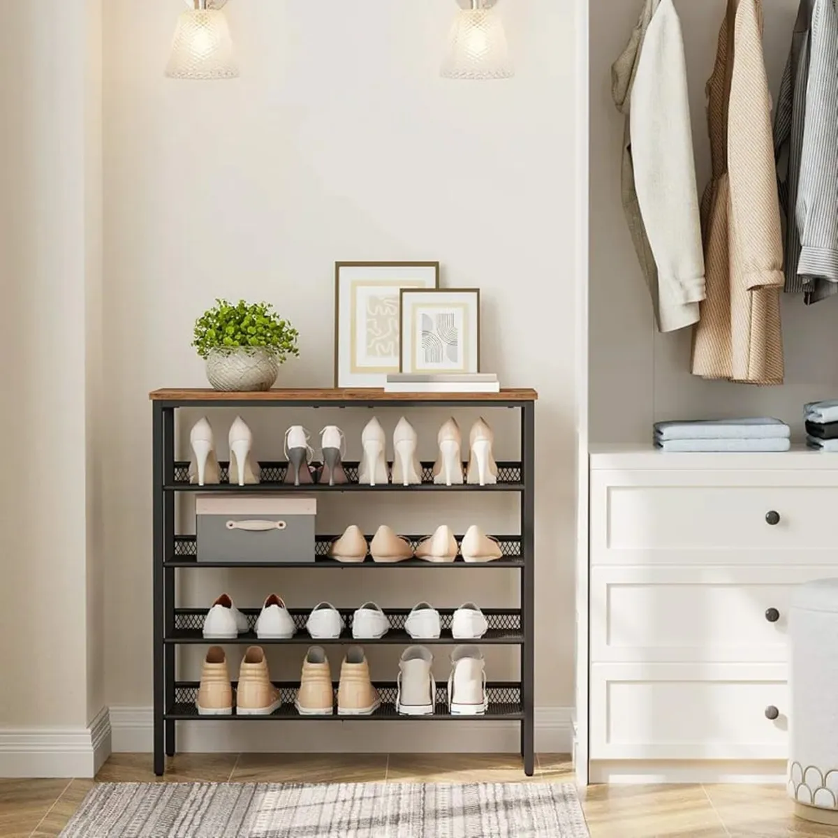 Shoe Rack, 5-Tier Shoe Organizer, Shoe Storage Rac - Image 3