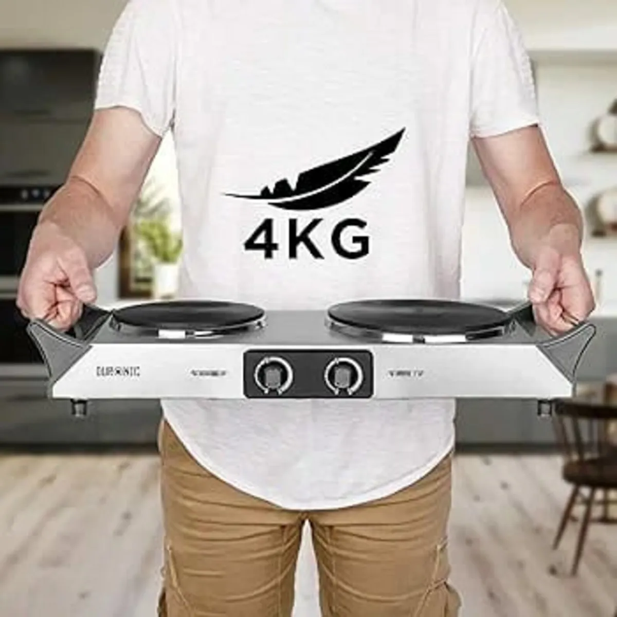 Hot Plate HP2 SS, Stainless Steel Table Top Cookin - Image 2