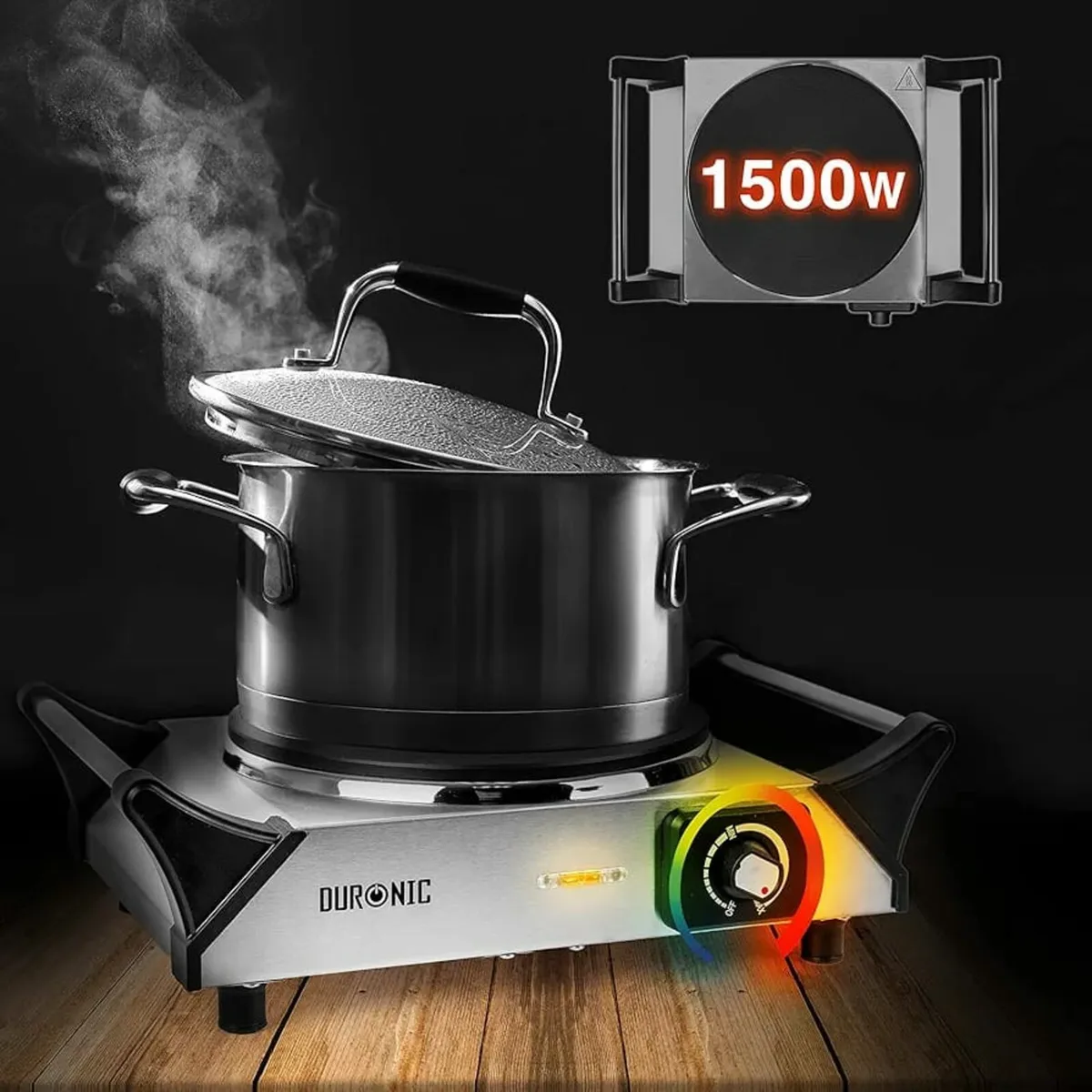 Hot Plate HP1 SS, Stainless Steel Table Top Cookin - Image 3
