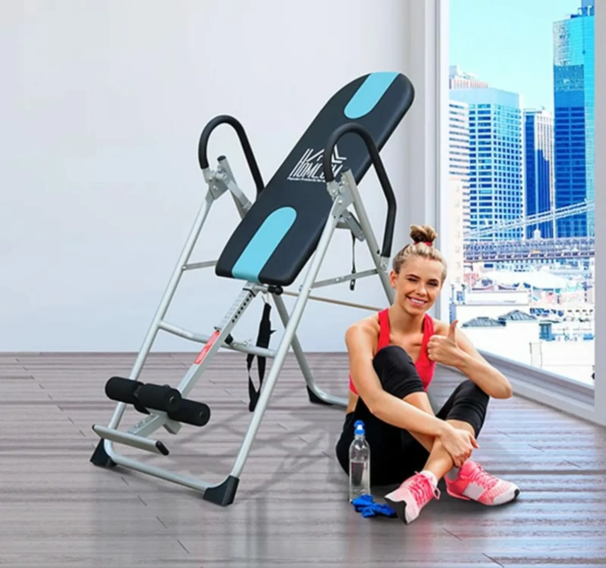 Foldable Gravity Inversion Table Back Therapy Home - Image 3