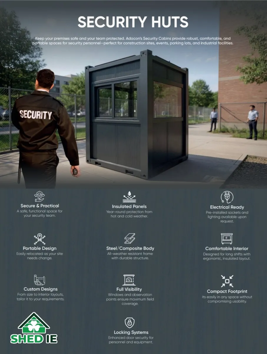 Ticket cabin, security cabin ,double toilet shower - Image 4