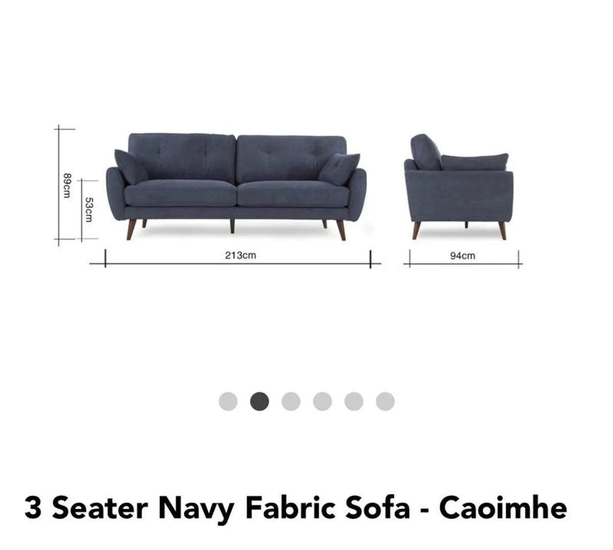 3 seater sofa - Image 4