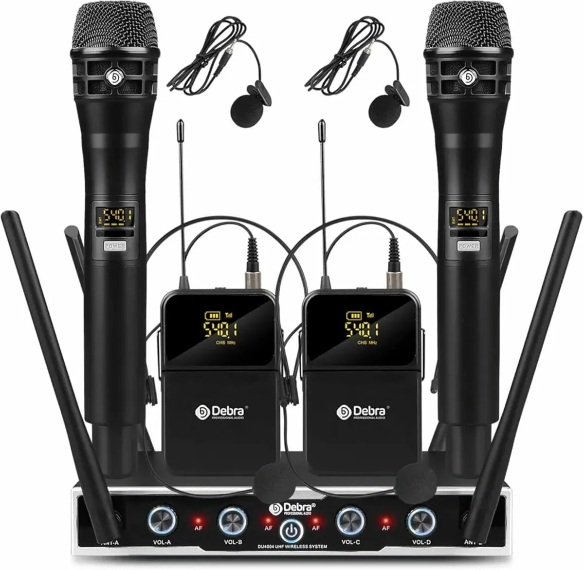 Wireless Microphone System with Bodypack Transmitt - Image 1