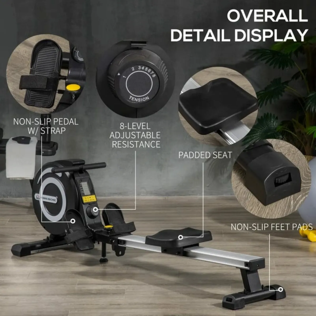 Indoor Body Health & Fitness Adjustable Magnetic R - Image 4