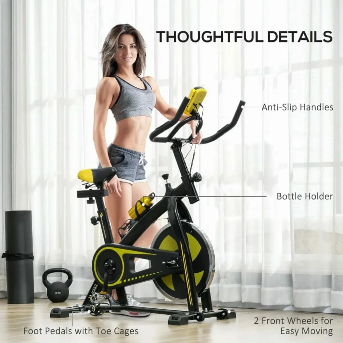 Exercise Bike, Indoor Stationary Bike, Cycling Mac - Image 4