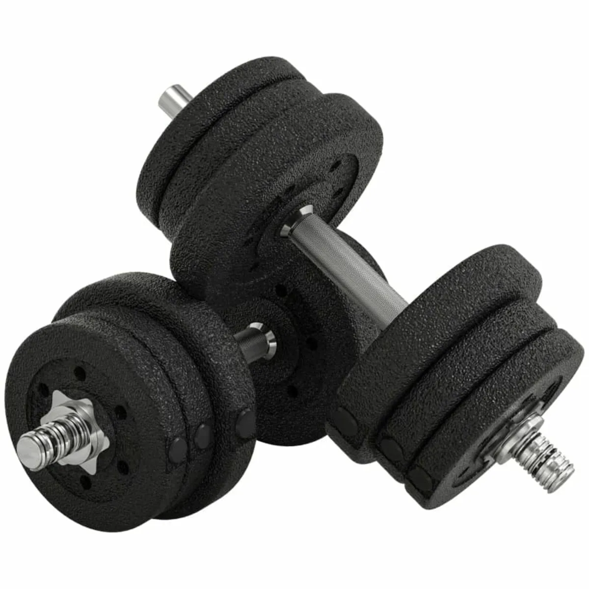 25KG Adjustable Weights Dumbbells Set, Dumbbell Ha - Image 1