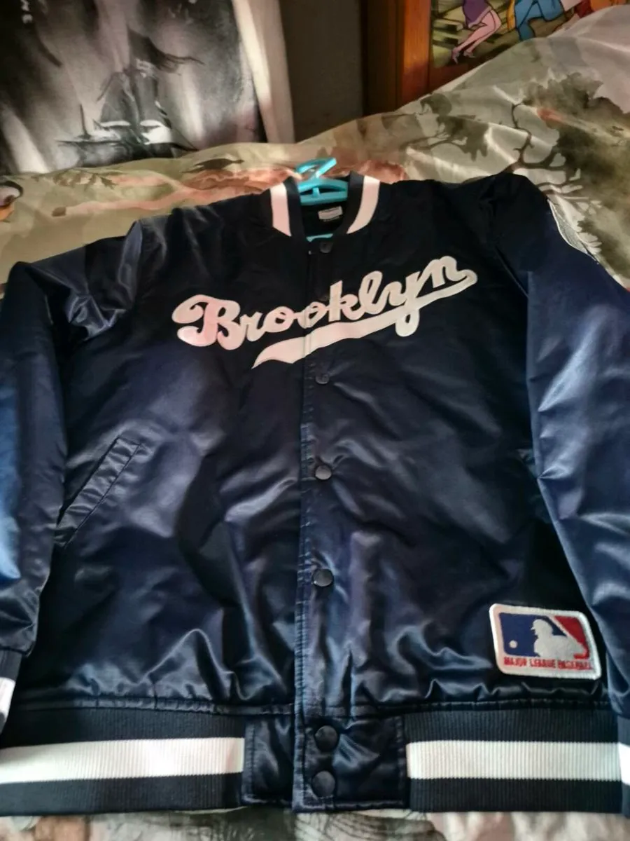 MLB BROOKLYN SATIN  JACKET - Image 4