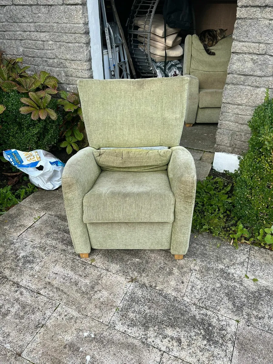 Two Fama recliner chairs - Image 1