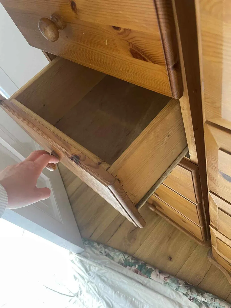 2 pine chest of drawers - Image 3