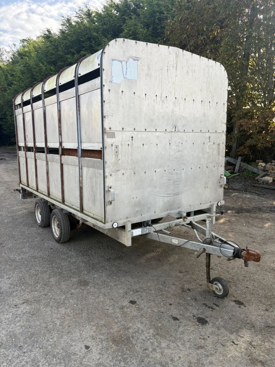 Ifor Williams 12ft dp cattle trailer - Image 1