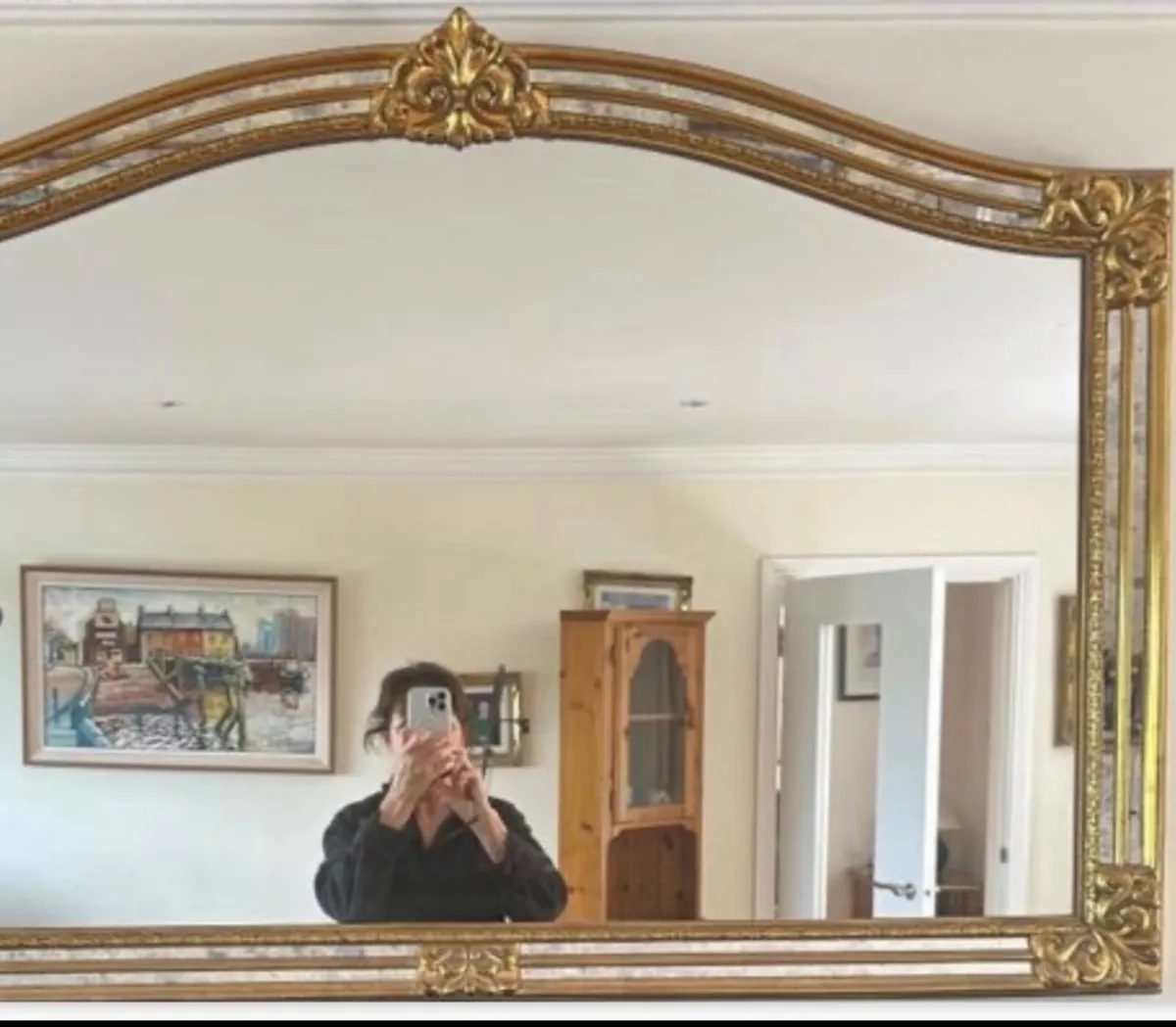 Gold Edged Mirror - Image 1