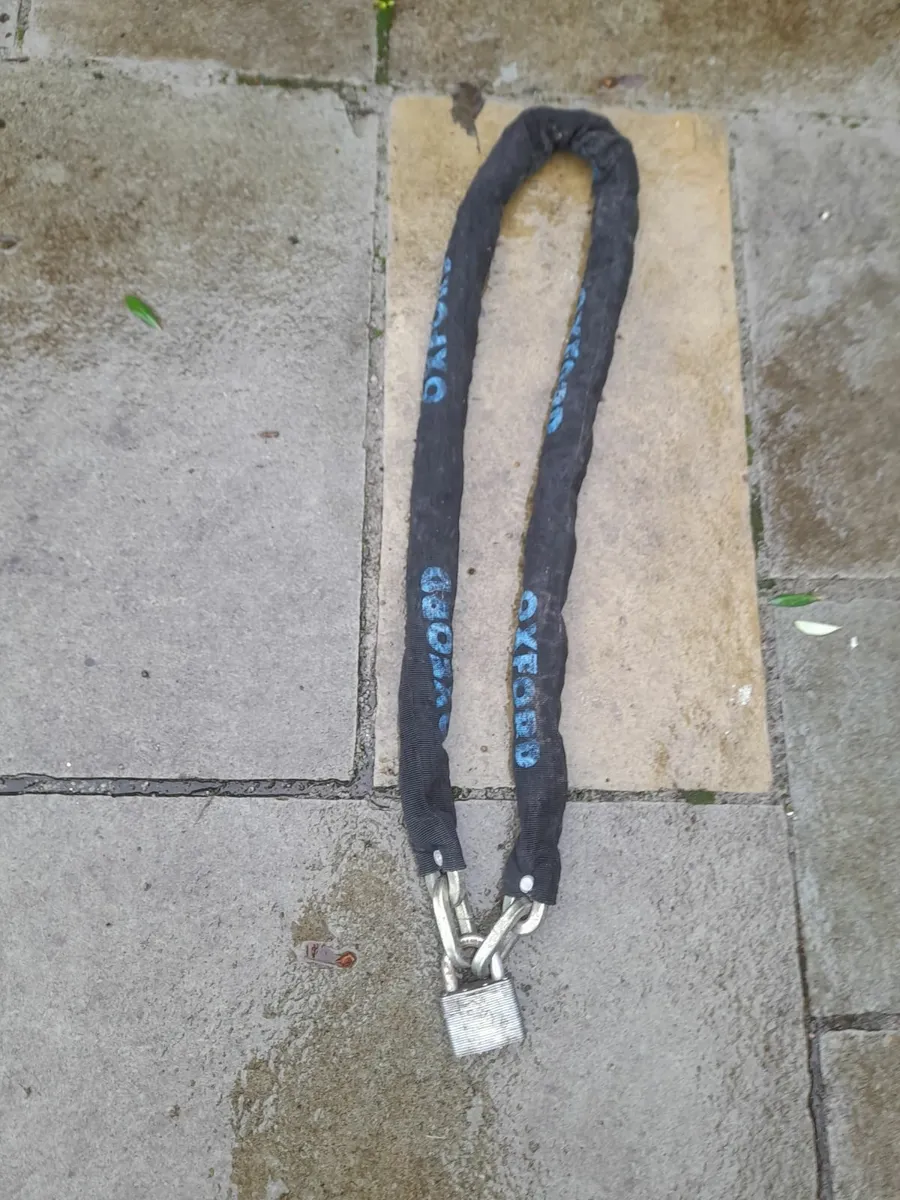 Bike lock and chain REDUCED - Image 1