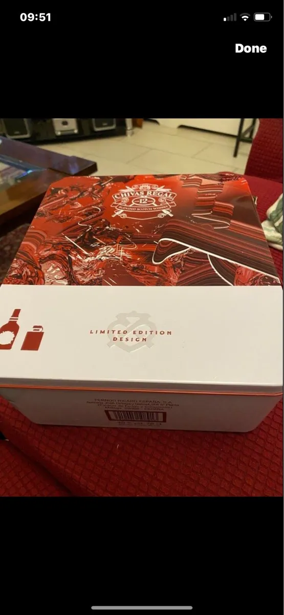 Limited Edition Large Chivas Regal Metal Box - Image 1