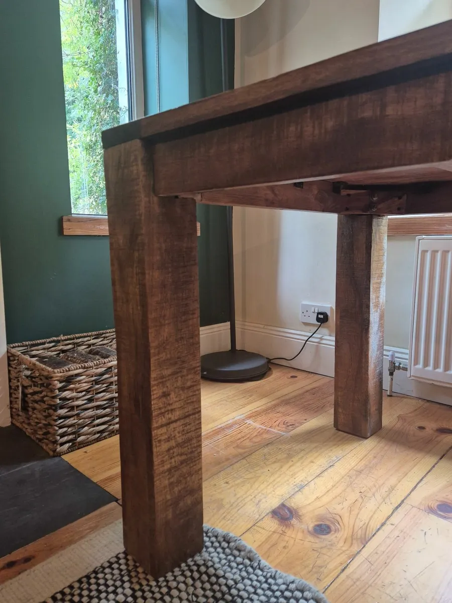 Dining Table - Mango Wood 90cm x 180cm - Image 3