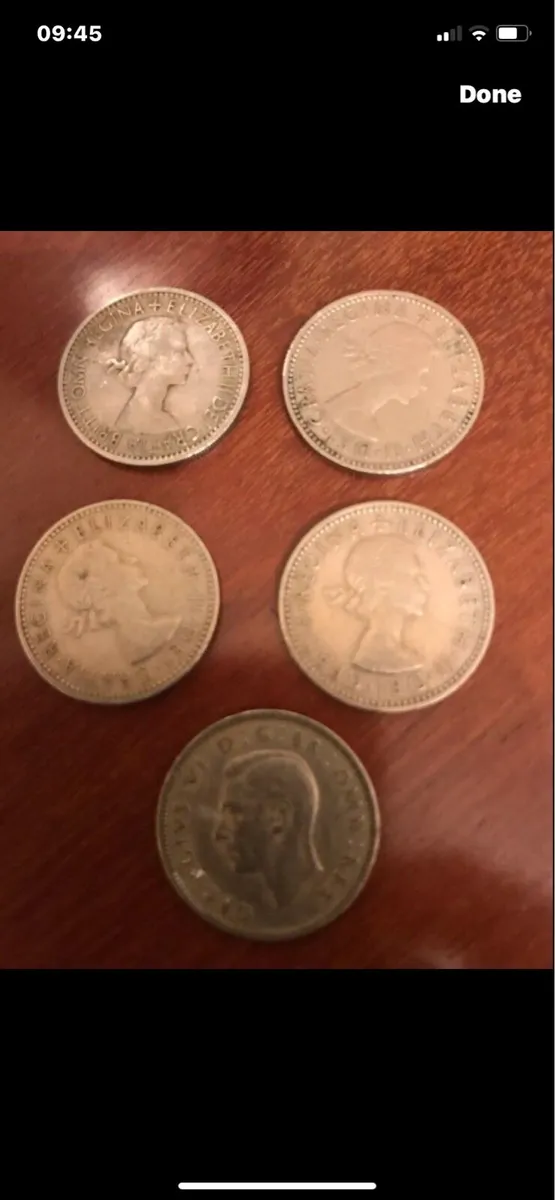 Vintage British Shillings - Image 2
