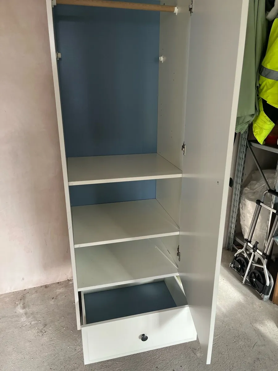 Kids free standing wardrobe & desk - Image 1
