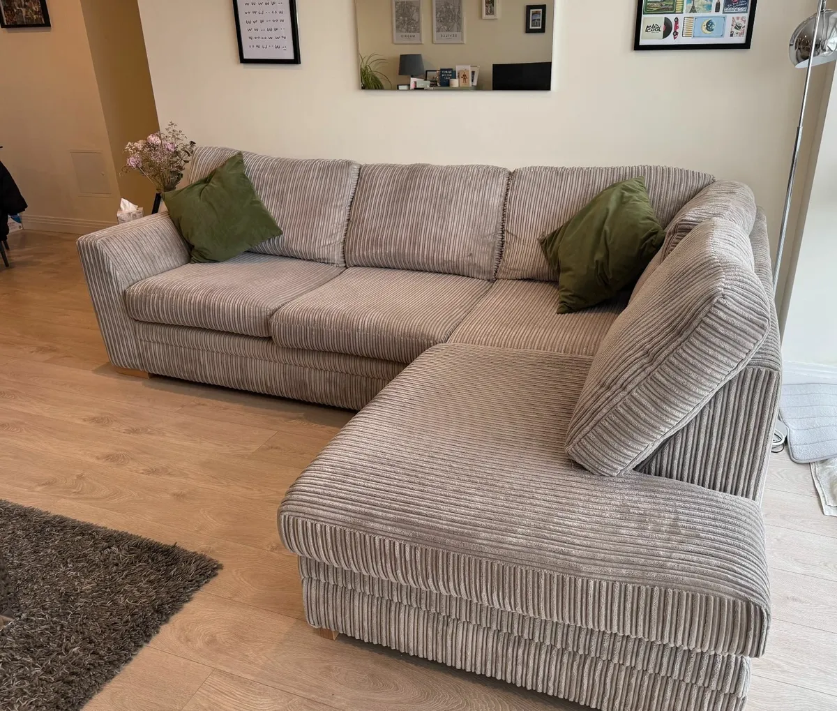 L Shaped Couch/Sofa For Sale - Image 2