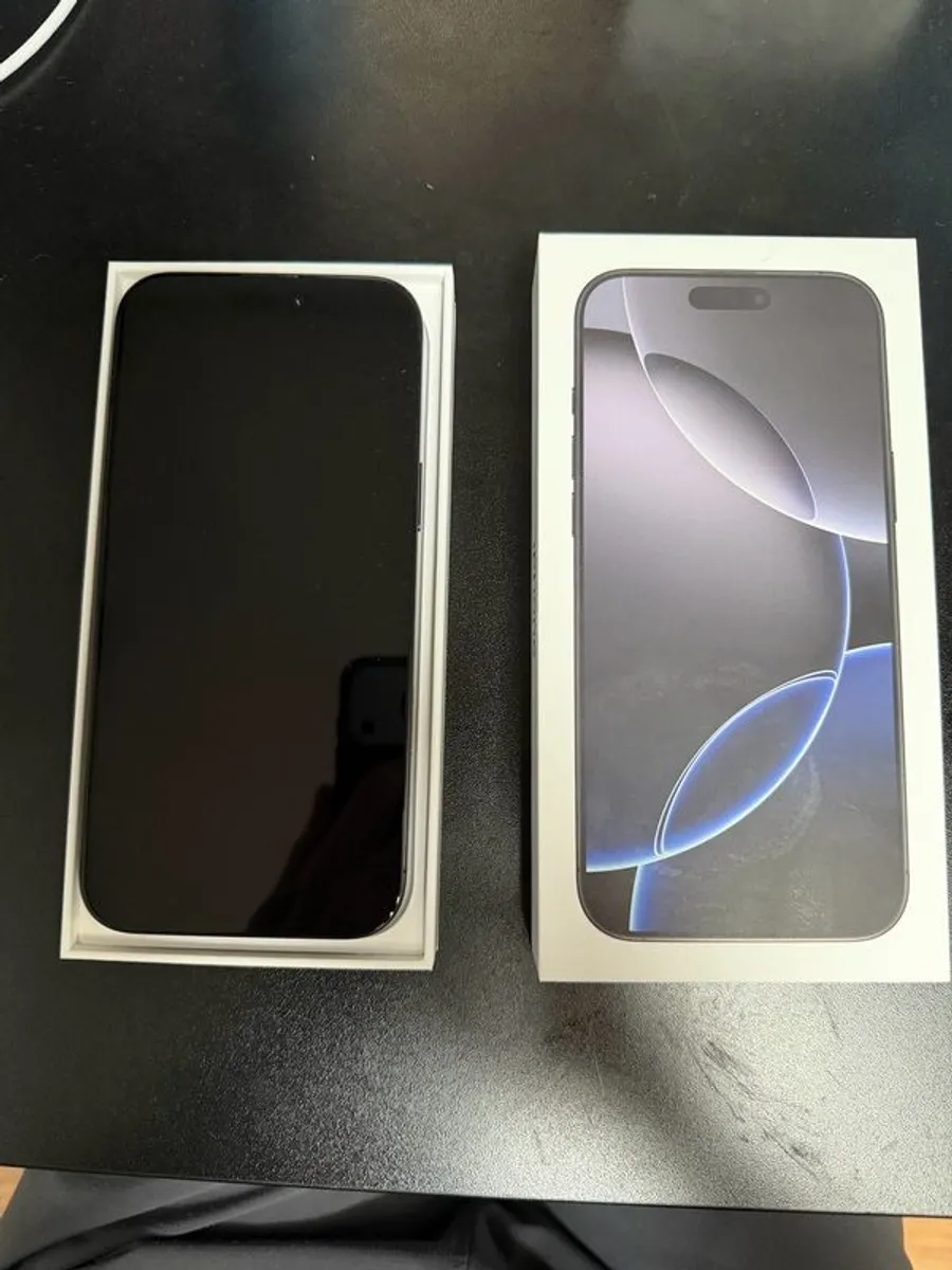 iPhone 16 Pro Max 256GB Black - Image 1