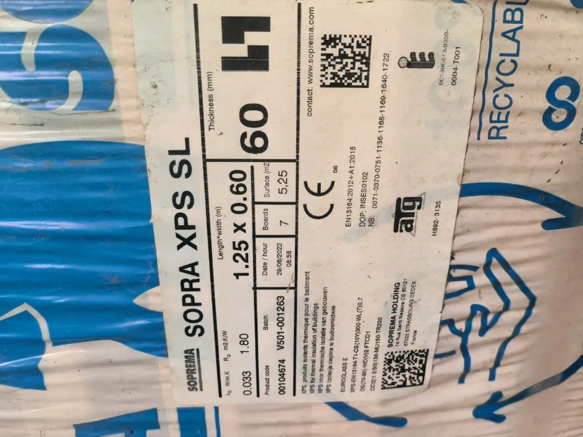 Insulation sopra xps sl 100 and 60 mm - Image 1