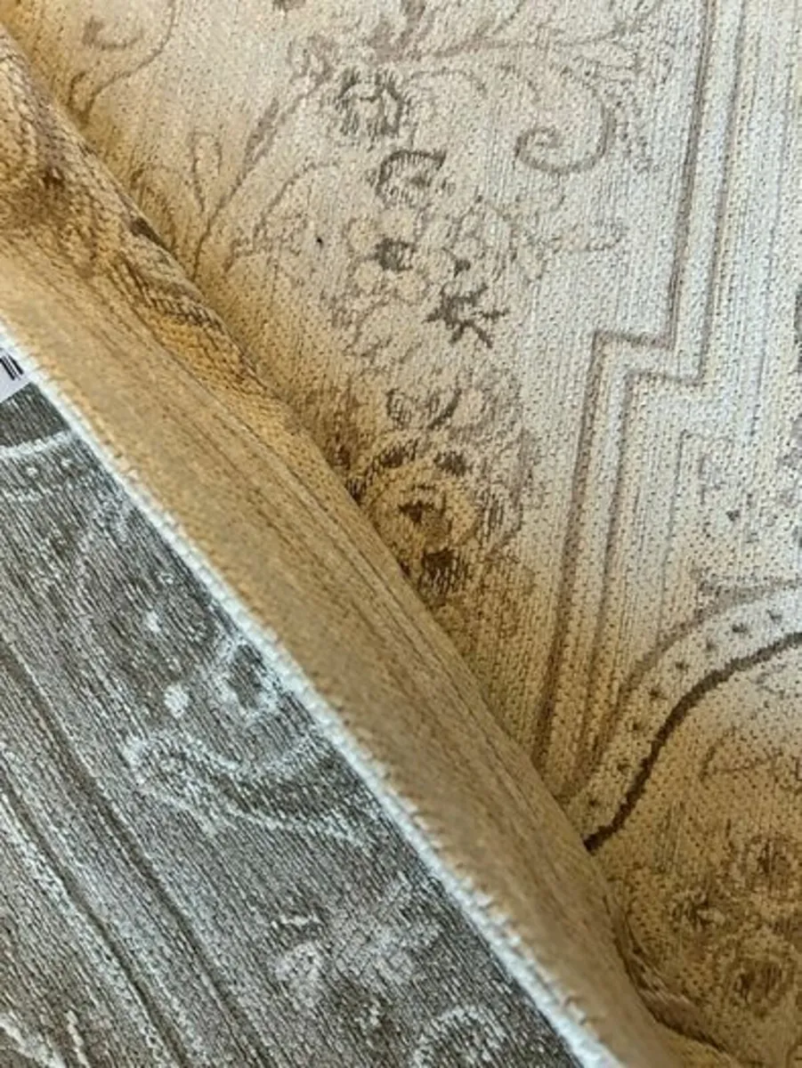 Louis De Poortere Large Rug dove grey 170x240 NEW - Image 4