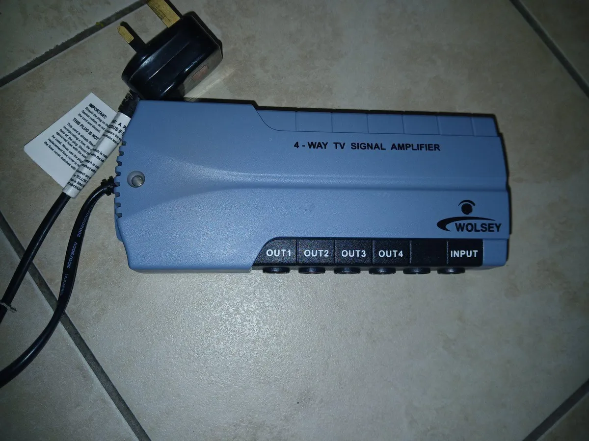Wolsey 4 way TV amplifier - Image 1