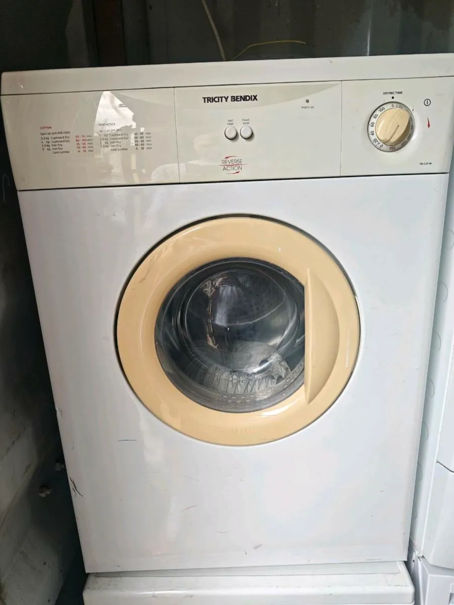 Tumble dryer vented