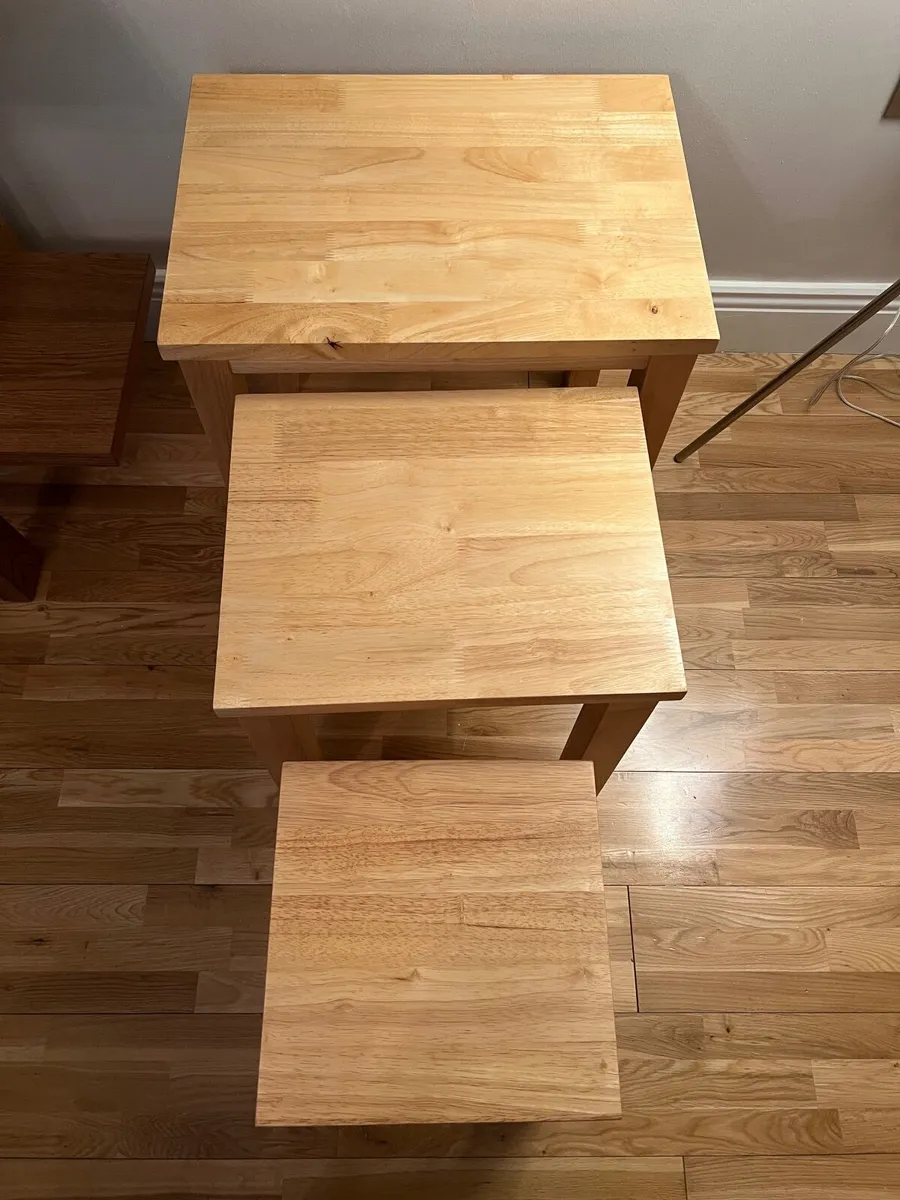 Nest of Tables wood - Image 2