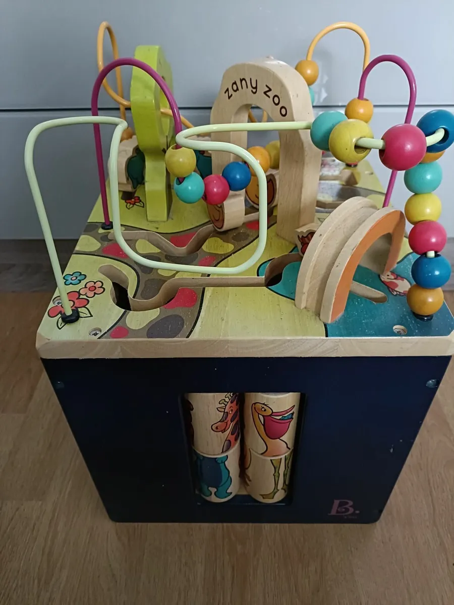 Wooden Activity Cube Set - Image 1