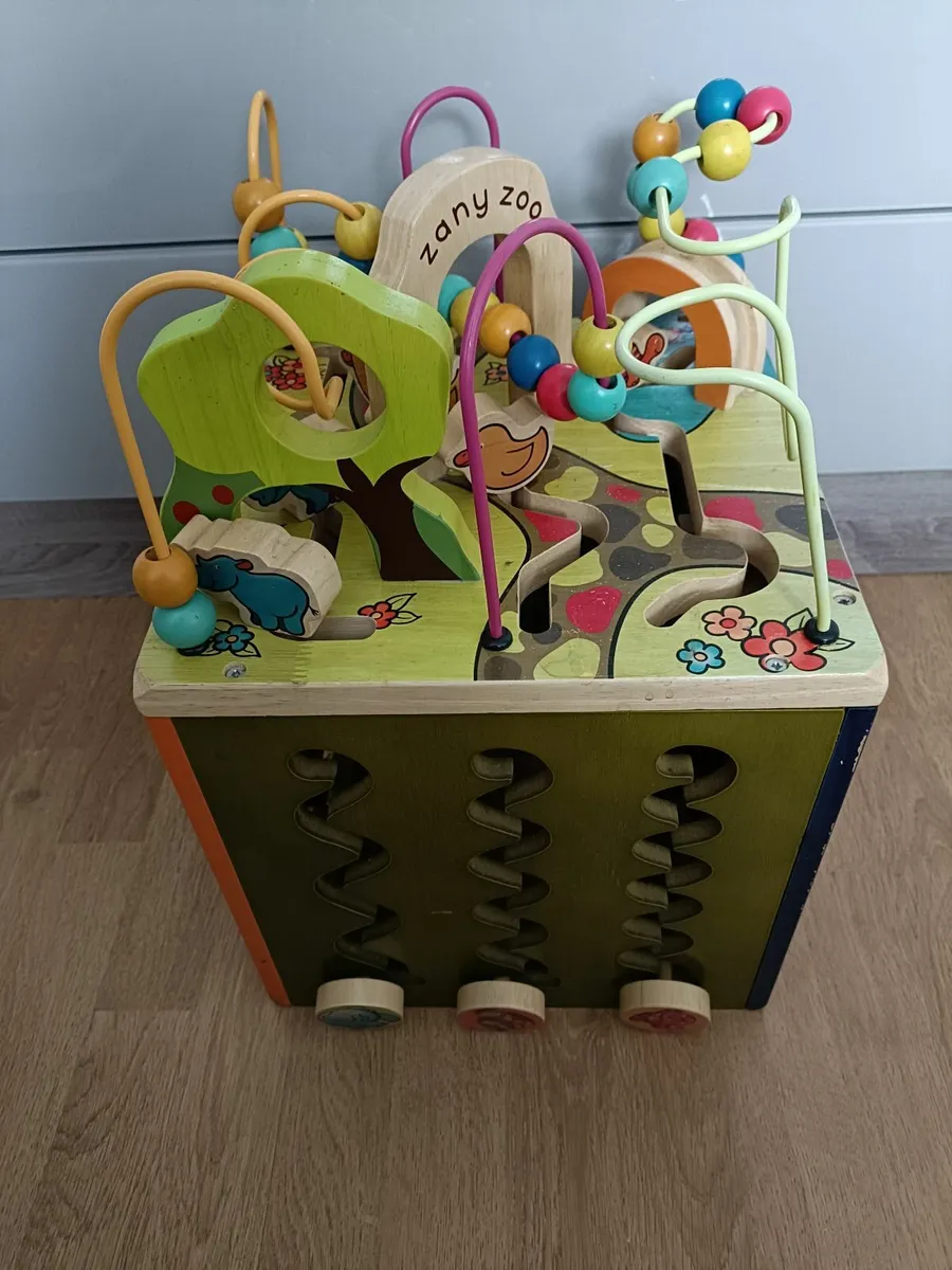 Wooden Activity Cube Set - Image 2