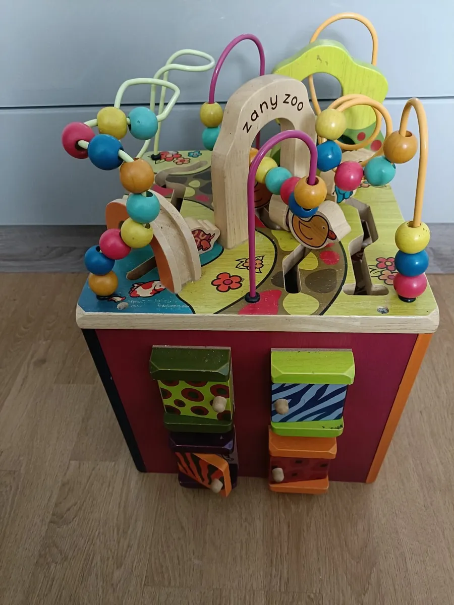 Wooden Activity Cube Set - Image 3