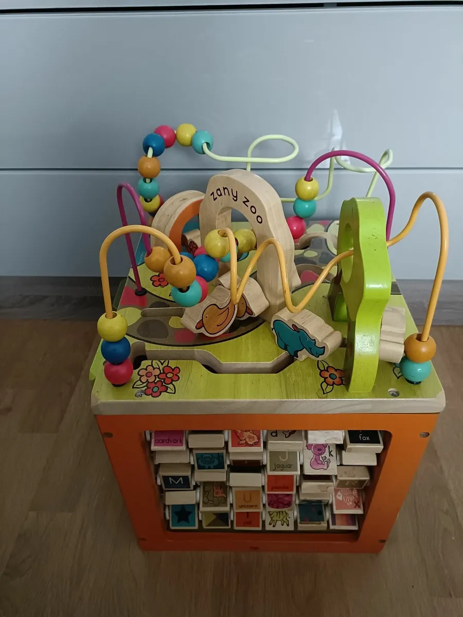 Wooden Activity Cube Set - Image 4