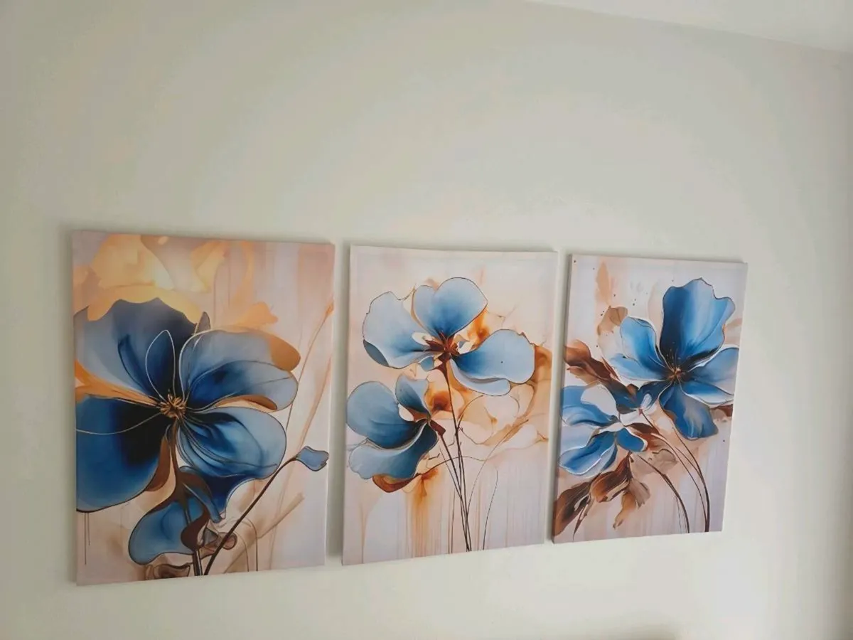 3 canvas 47cm x 67cm - Image 1