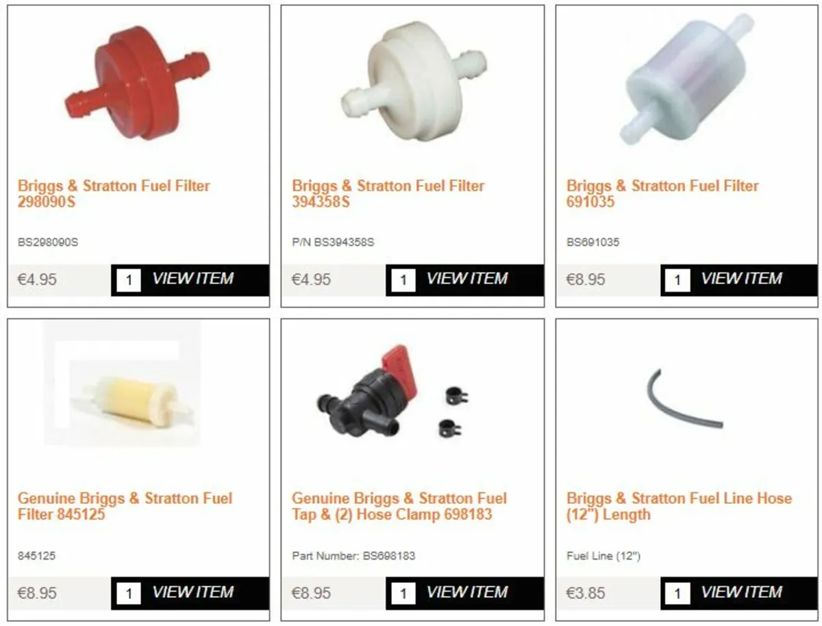 Briggs & Stratton Spare Parts - Image 3