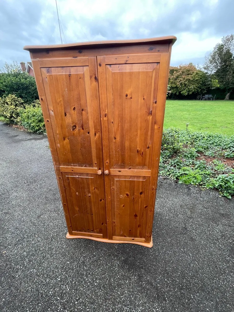 3 solid pine wardrobes €200 together - Image 2