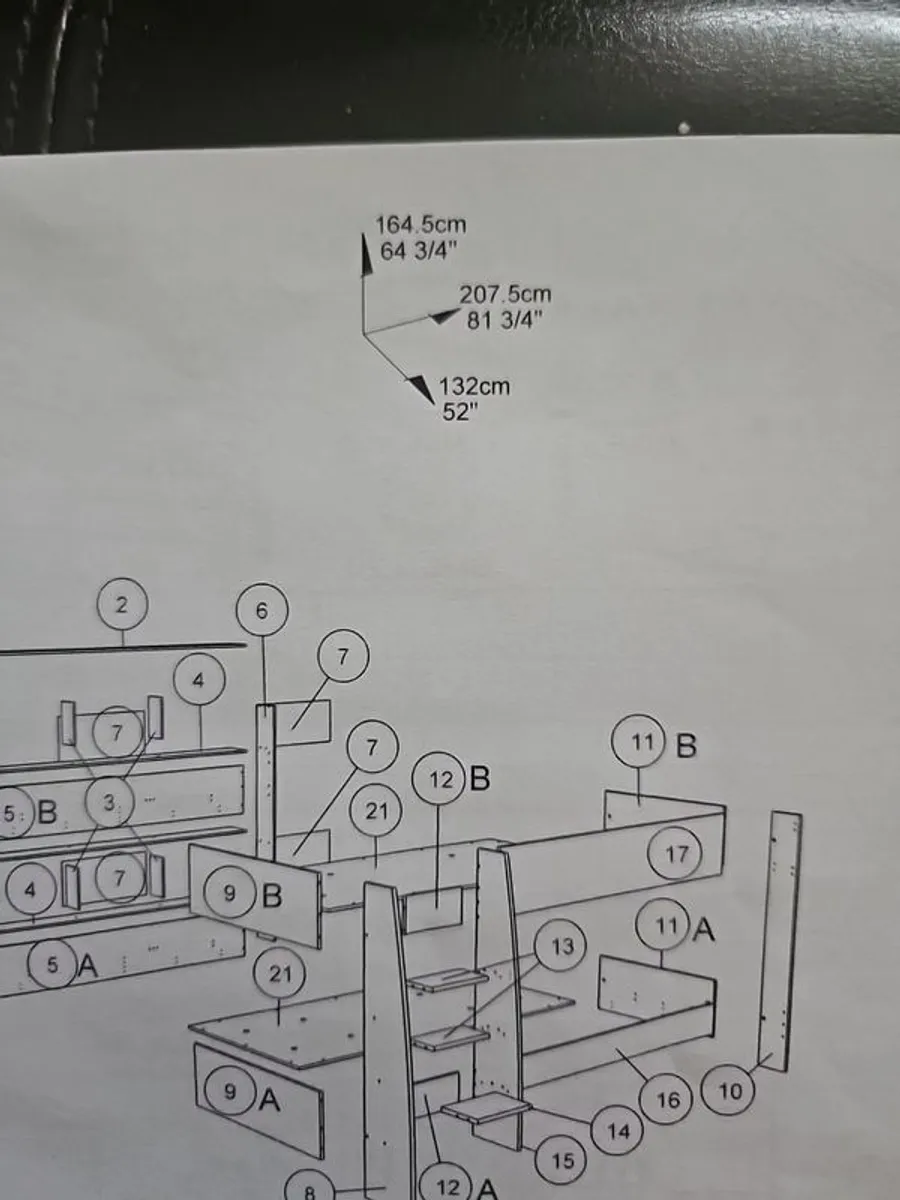 Leo White Parisot Bunk Bed - Image 3