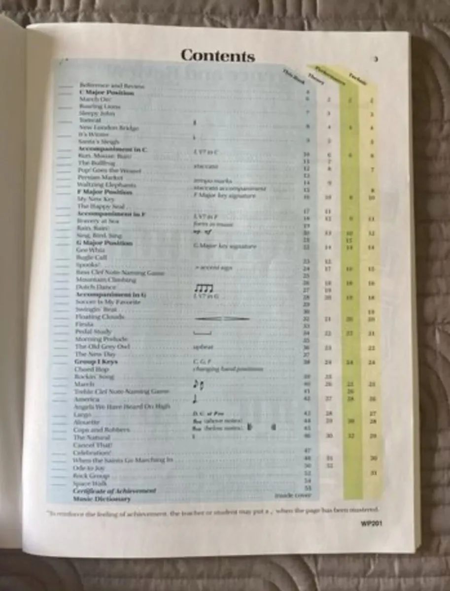 Piano book - Bastien Basics - Image 3