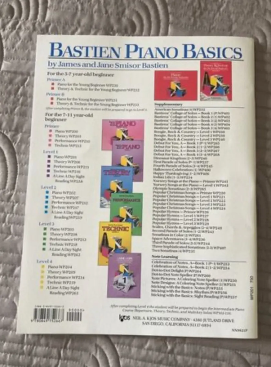 Piano book - Bastien Basics - Image 4