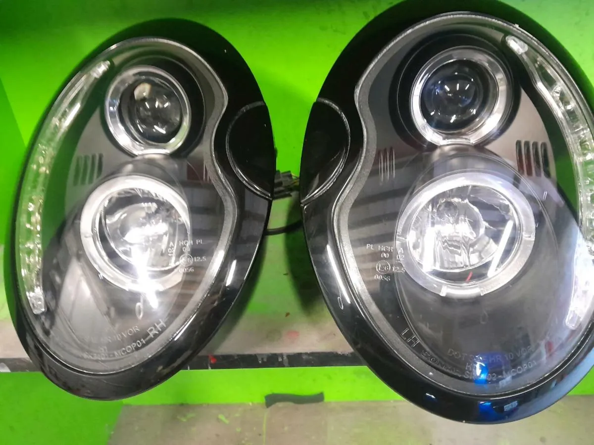 MINI R53 HEAD LIGHTS DRL LED - Image 1