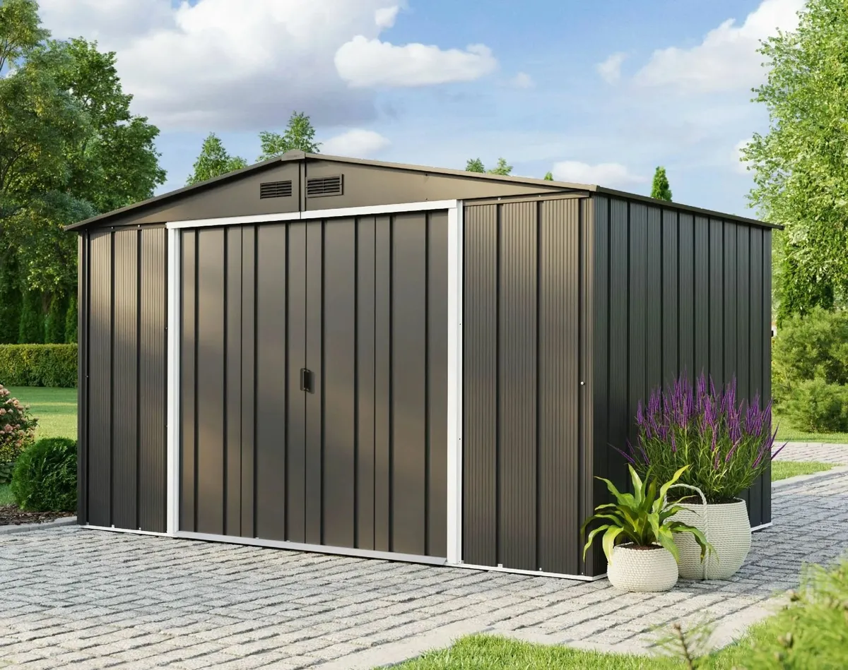 Steel ECO Garden Sheds with Free Delivery Included - Image 1