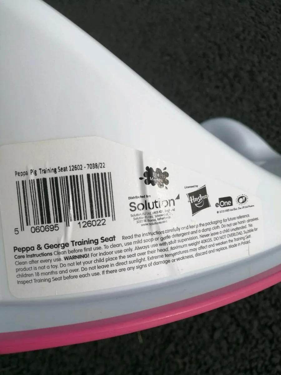 Peppa Pig toilet training seat - Image 3