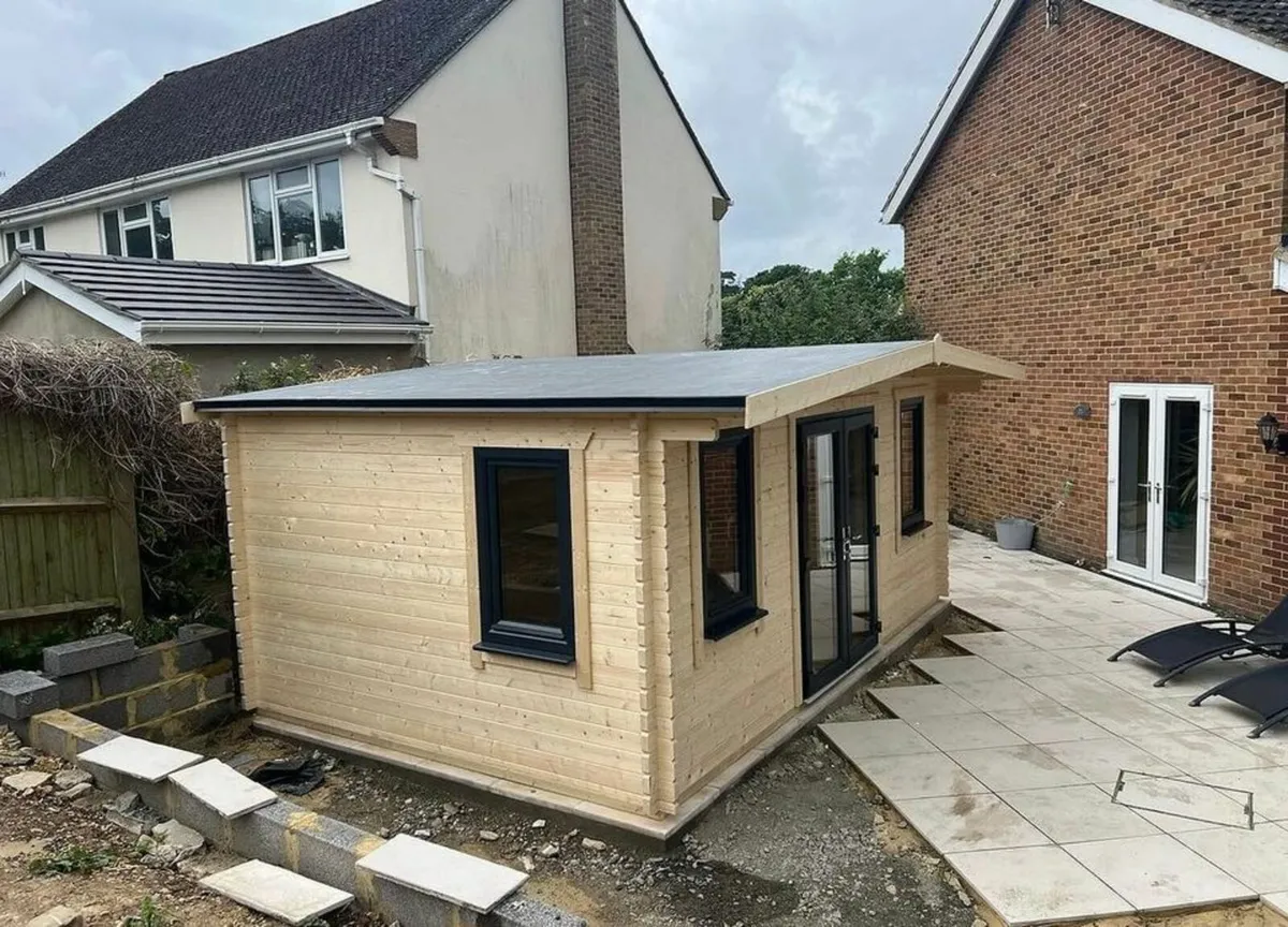 18×20 Timber Apex Log Cabin 44mm Thick Timber with - Image 4