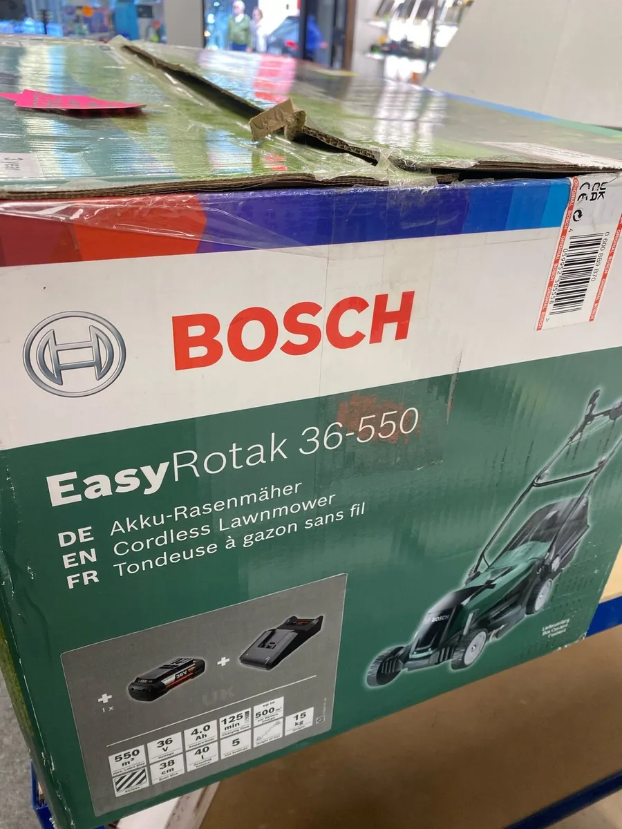 Bosch EasyRotak 36-550 Lawn Mower + 4AH Batt - Image 2