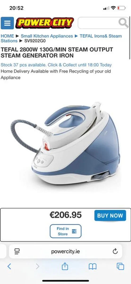 Tefal Express Protect steam generator Iron - Image 2