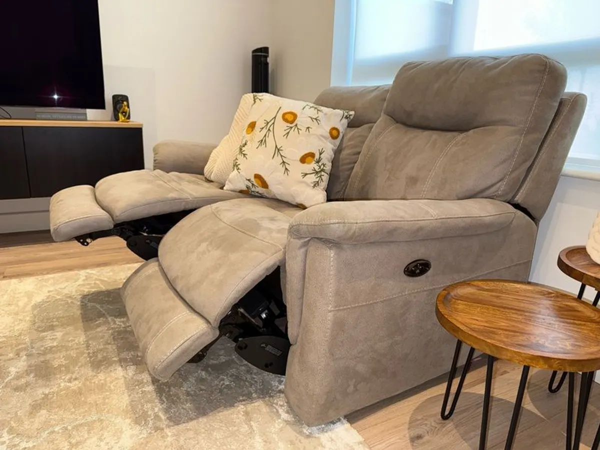 DFS 2 seater electric recliner sofa - Image 3