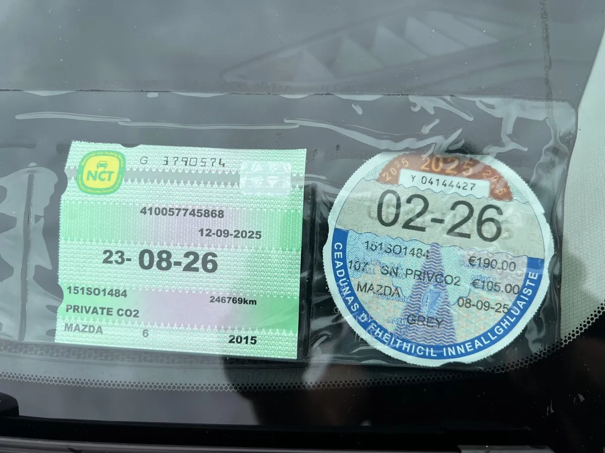 Mazda Mazda6 2015 NCT 23/08/26 TAX 02/26 - Image 2