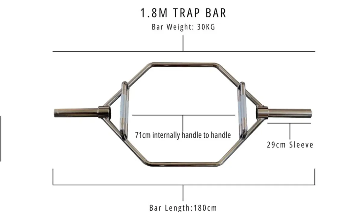 BOLT Trap Bar 1.8m - Image 3