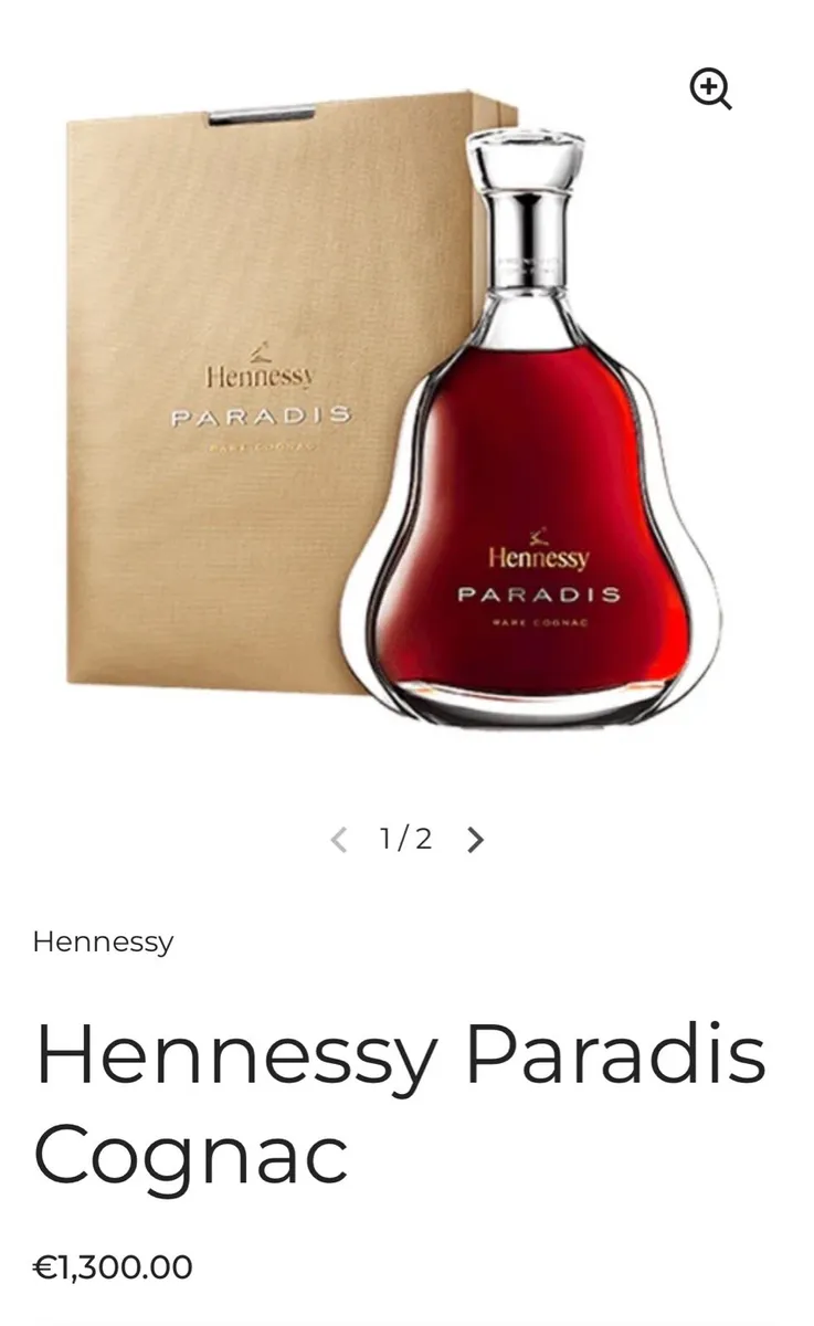 Hennessy Paradis cognac crystal bottle - Image 1