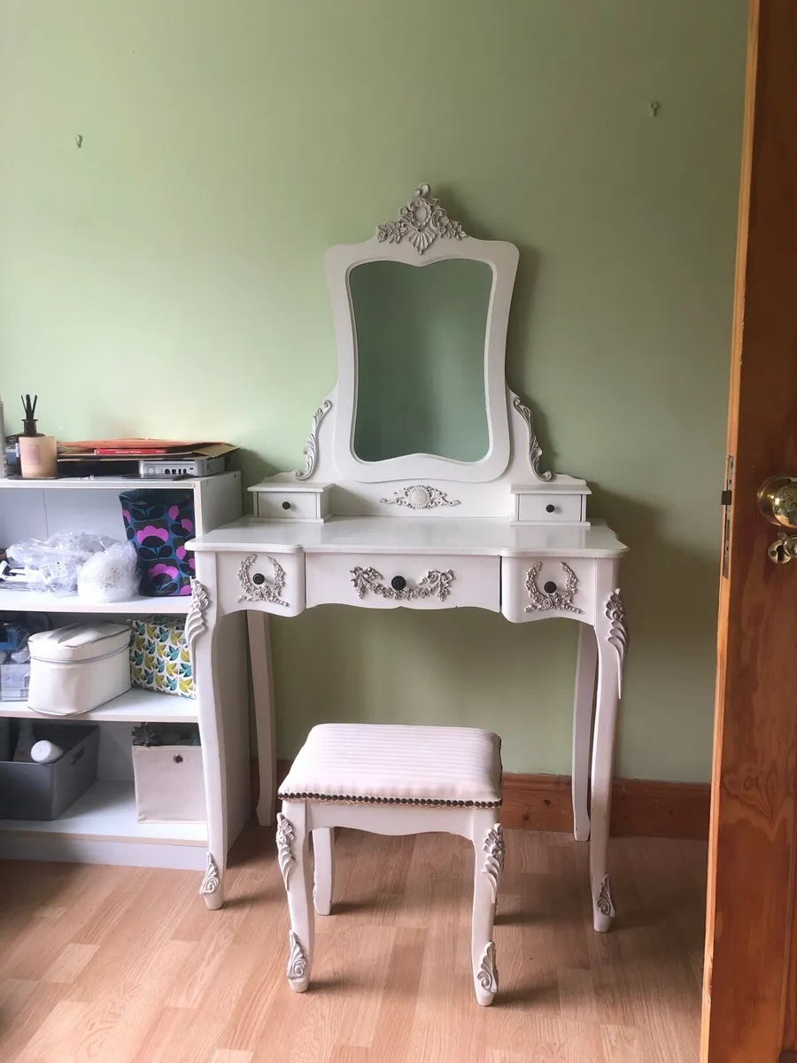 Dressing Table and Matching Stool - Image 1