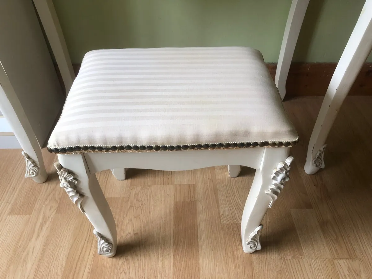 Dressing Table and Matching Stool - Image 4