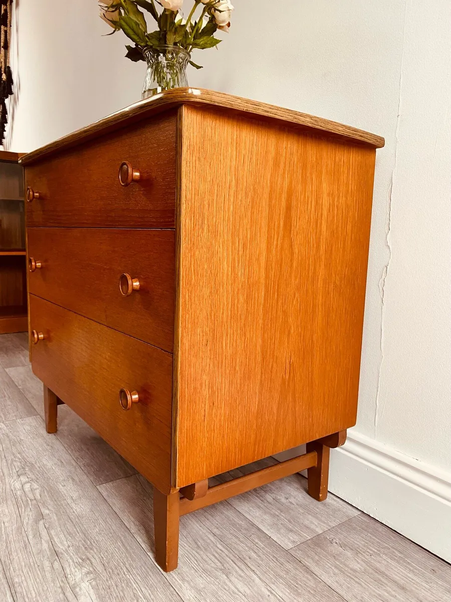 Mid Century Petite Chest of Drawers - Image 3